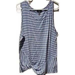 Jones new york striped tank size XL